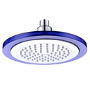 3 Color Changing LED Shower Flat-Circle Top Thermal Color Changing Rain Sprayer