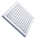 3-Color LED Square Top Shower Head Temperature Control Overhead Shower Sprayer 12 Inch