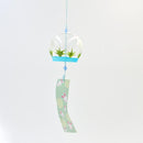 Japanese Culuture Glass Bells Furin Wind Chimes Home Hanging Decor Rabbit Pattern