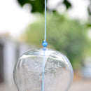 Japanese Culuture Glass Bells Furin Wind Chimes Home Hanging Decor Daisy