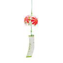 Japanese Culuture Glass Bells Furin Wind Chimes Home Hanging Decor Daisy