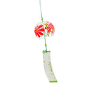 Japanese Culuture Glass Bells Furin Wind Chimes Home Hanging Decor Daisy