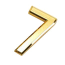 Self Adhesive Modern 3D Design House Hotel Door Numeric Digit 7 Plate Gold