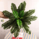 Artificial Plants 24 Branches Green Persian Leaves Leaf Grass Floral Table Decor