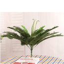 Artificial Plants 24 Branches Green Persian Leaves Leaf Grass Floral Table Decor