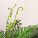 Artificial Plants 24 Branches Green Persian Leaves Leaf Grass Floral Table Decor