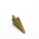 Titanium HSS 9-Step Cone Drill 4-20MM Hex Shank 1/4 Hole Cutter Drilling Tool