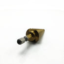 Titanium Coated HSS Step Drill 4-22MM Hex Shank 1/4 Hole Cutter Drilling Tool