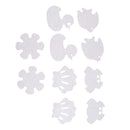 10Pcs Cartoon Safety Bath Tub Treads Non Slip Applique Stickers Bathroom Mat