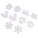 10Pcs Cartoon Safety Bath Tub Treads Non Slip Applique Stickers Bathroom Mat
