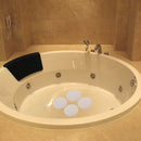 10Pcs Round Safety Bath Tub Treads Non Slip Applique Stickers Bathroom Mat