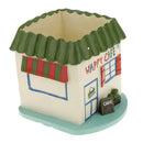 Resin Outing HAPPY CAFE Succulent Plant Flower Pot Box Case Garden Planter