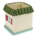 Resin Outing HAPPY CAFE Succulent Plant Flower Pot Box Case Garden Planter