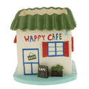 Resin Outing HAPPY CAFE Succulent Plant Flower Pot Box Case Garden Planter