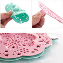 Hair Catcher Bathtub Sink Strainer Shower Basin Drain Cover Filter Trap Pink