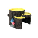 Reptile Vivarium Terrarium Decoration Hide Cave Feeding Bowl lizard Gecko Water Worm Feeder