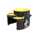 Reptile Vivarium Terrarium Decoration Hide Cave Feeding Bowl lizard Gecko Water Worm Feeder