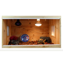 Reptile Terrarium Vivarium Hide Cave Turtle Frog Floating Platform Trapezoid