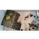 Reptile Terrarium Vivarium Hide Cave Turtle Frog Floating Platform Trapezoid