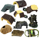 Reptile Terrarium Vivarium Hide Cave Turtle Frog Floating Platform Trapezoid