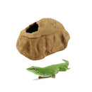 Reptile Hide Cave Aquarium Turtle Floating Basking Platform Clay Hole