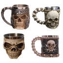 Striking Warrior Tankard Viking Skull Beer Mug Drinkware Vessel 301-400ml