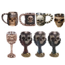 Striking Warrior Tankard Viking Skull Beer Mug Drinkware Vessel 301-400ml