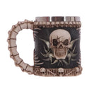 Creative Skull Mug Stainless Steel Drinkware Skeleton Resin Halloween Gift