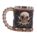 Creative Skull Mug Stainless Steel Drinkware Skeleton Resin Halloween Gift
