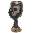 Stainless Steel Goblet 3D Skull Skeleton Claw Wine Beer Halloween Green