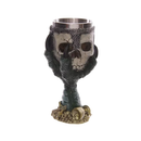 Stainless Steel Goblet 3D Skull Skeleton Claw Wine Beer Halloween Green
