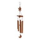 Deep Relaxing 8 Tubes Bamboo Star Chapel Bells Windmill Wind Chimes Decor