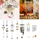 Metal Bells Wind Chime Garden Yard Charm Hanging Feng Shui Ornament Roof