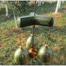 Bronze Metal Chape Church Bells Wind Chime Outdoor Garden Hanging Sailing