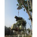 Bronze Metal Chape Church Bells Wind Chime Outdoor Garden Hanging Sailing