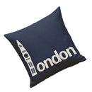 Cotton Linen Throw Pillow Case Cushion Cover Home Decor 45x45cm - London