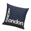Cotton Linen Throw Pillow Case Cushion Cover Home Decor 45x45cm - London