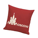 Cotton Linen Waist Throw Pillow Case Cushion Cover Home Decor - Moscow