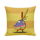 Cock Cotton Linen Throw Pillow Case Waist Cushion Cover Bed Sofa Decor
