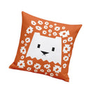Puppy Cotton Linen Throw Pillow Case Waist Cushion Cover Bed Home Decor