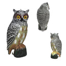 Owl Decoy Repellent Pest Control Garden Yard Scarer Scarecrow Realistic Decor