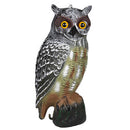 Owl Decoy Repellent Pest Control Garden Yard Scarer Scarecrow Realistic Decor