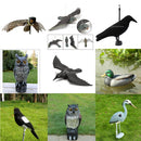 Owl Decoy Repellent Pest Control Garden Yard Scarer Scarecrow Realistic Decor