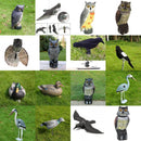Owl Decoy Repellent Pest Control Garden Yard Scarer Scarecrow Realistic Decor