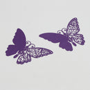 50PCS Purple Butterfly Name Card for Party Wedding