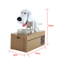 Greedy Dog Money Box Mechanical Piggybank Coin Saving Pot Spare Change Jar 2