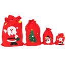 20x30cm Christmas Gift bag Candy Bag Merry Christmas Fabric Packaging Bag