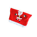Christmas Santa Red Hat Chair Back Decal Cover Dinner Table Home Decor Gift