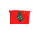 Christmas Santa Red Hat Chair Back Decal Cover Dinner Table Home Decor Gift