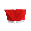 Christmas Santa Red Hat Chair Back Decal Cover Dinner Table Home Decor Gift